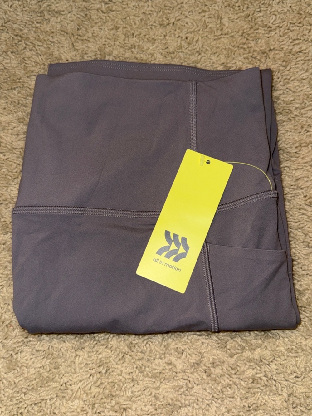 all in motion Gray High-Waist Leggings with Side Pockets